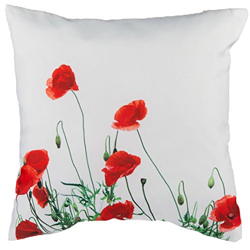 Bada Bing 2er Set Kissen Mohnblumen Mohnwiese Blumen 40 x 40 Sommer Wiese 281 - 3