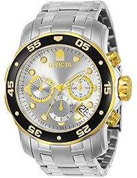 Invicta 80040 - Reloj para hombre color plateado / plateado