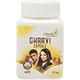 Ujwala Ayurvedashram Charvi Capsules(30 cap) I To Nourish The Dull Hair I No Added Sugar I Reduce Hair fall I Removal Of Hair Blockage