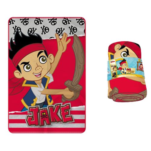 Jake pirates Disney fleece blanket
