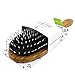 Boar Bristle Hair Brush - Natural Wooden Bamboo Handle Best for Styling, Straightening, Detangling or to Set Thick, Thin, Fine, Straight, Curly, Wavy, Long, Short, Dry, or Damaged Hair on Men or Women