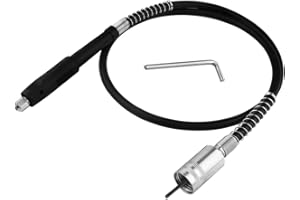 TOVOT 42" Arbre flexible pour outil rotatif Flexible Shaft (1/8" chuck)