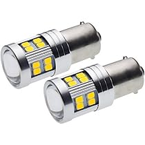 2 Lampadine LED 1156 P21W Bianche - 12-30V, 42 SMD, Per Luci Stop E Retromarcia