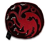 Ø 32 cm, altura 9 cm Cojín Casa Targaryen. Juego de Tronos. 35 cm