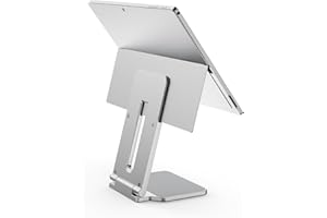Kensington Microsoft Surface Pro Stand, Elevated Stand for Surface Pro Stand for Desk, Foldable Light-Weight Non-Skid Tablet Stand and Holder Designed for Surface Pro 7 7+ 8 9 10 11 Surface Go 2 3 4