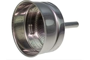LB LINEA BLANCA RO Linea Blanca ® Embudo Filtro Aluminio 9 Tazas compatible con DeLonghi Alicia EMK9 Repuesto 5532129700 Cesta Infusor Cafetera Moka Electrica Sellado Flujo Optimo Recambio Durable Mantenimiento