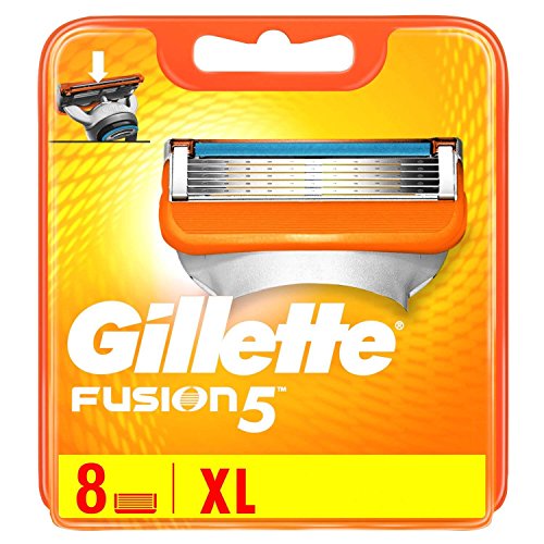 Gillette - Lamette da rasoio Fusion, 8 pezzi, 1er Pack (1 x 8 pezzi)