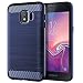 Produktbild hishuangqin Handyhülle Kompatibel mit Samsung Galaxy J2 Pure, Ultra Dünn TPU Schutzhülle Case Kratzfest Cover Rugged Armor rutschfest Stoßfest Soft Hülle für Samsung Galaxy J2 Pure (Blau)