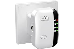 JANCANE WiFi Extender Booster, WLAN Repeater WLAN Verstärker WiFi Extender bis zu 5000sq.ft Mit Repeater/AP Modus, Long Range Amplifier mit Ethernet Port zu Allen WLAN Geräten, 1-Key Setup, Access Point