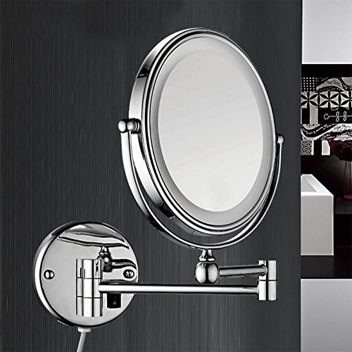 Preisvergleich Produktbild PengweiTeleskop Faltspiegel wandseitigen Spiegel Kosmetikspiegel beleuchtet