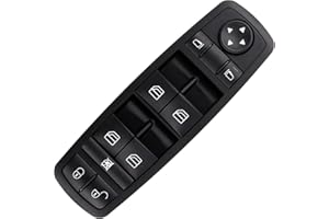 LEDFEWAG Interruttori a pulsante Alzacristalli per auto A1698206610 Compatibile per Classe A W169 B W245 Classe ML Classe R X164 W164 W251