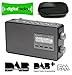 Price comparison product image PANASONIC RF-D10 HIGH QUALITY PORTABLE DAB - DAB+ - SMART NETWORKING FM - 10 DIRECT STATION KEYS - CLOCK/TIMER - LARGE LCD DISPLAY - MAINS & BATTERY in BLACK INCLUDES SAMSUNG WALLET