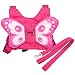 Urassistant Baby Safety Harness Belt Backpack Style Walking Belt Child Kid Leash Helper Strap (Pink)