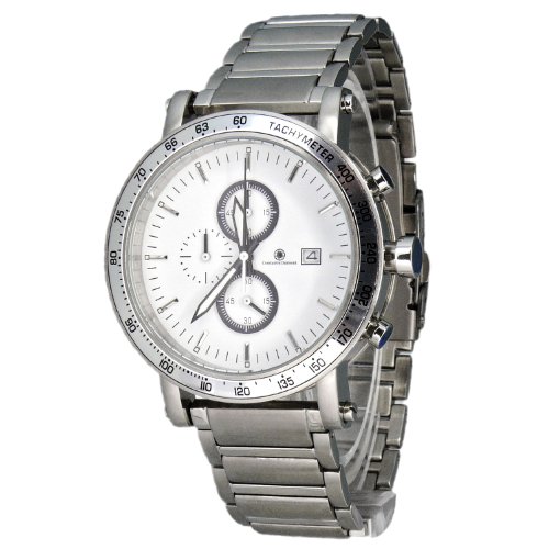 Constantin Durmont Herren-Armbanduhr Torero CD-TORE-QZ-ST-STST-WH