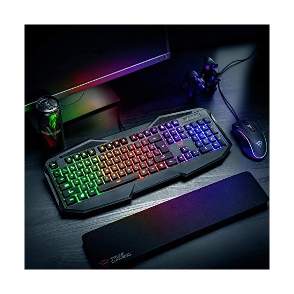 Trust Gaming GXT 830-RW Avonn - Teclado gaming iluminado, con efecto anti-ghosting, negro - Image 4