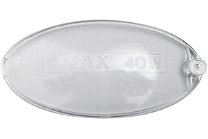 FIGEVIDA Beleuchtung für Faber Abzugshaube, oval, Diffuser, 100 x 55 mm, kein Originalteil