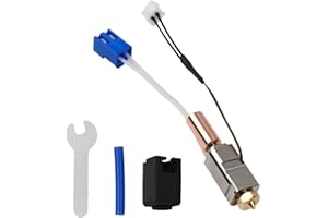 YUYUEMI do artylerii Sidewinder X1 X2 Genius Upgrade Hotend Kit, z kasetą grzewczą termistor całkowicie metalowy gardło wulkan dysza grzewcza silikonowe skarpetki akcesoria do drukarki