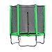 Produktbild Terena® Trampolin neongrün 183 244 305 366 427cm mit Netz Sicherheitsnetz Gartentrampolin für Kinder (183 cm)