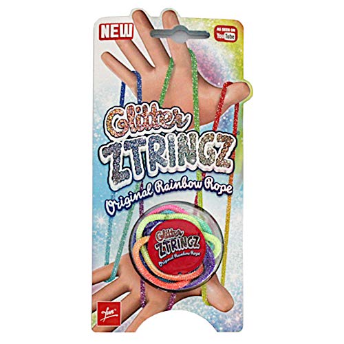 Preisvergleich Produktbild Fun ZTRINGZ Rainbow Rope Glitzer 2 Stück - Fingerseil