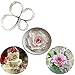 Produktbild Youpin Kuchen verziert Fondant Sugarschneider Werkzeuge 4 Stück / Set Pfingstrose Form