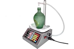 GODMOY Liquid Filling Machine 10-3000ml Bottle Filler Machine High Precision Peristaltic Pump Weighing Filling Machine for Essential Oil, Oral Liquid, Perfume, Spray Bottle