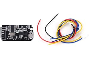 WALFRONT Module Amplificateur Audio Stéréo, Vhm-315 Ct14 DC 3.7-5V Mini 4.2 Stéréo Carte D'amplificateur, 5W + 5W Module D'amplificateur Bluetooth