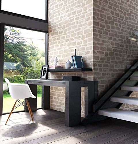 Steintapete Vliestapete Grau Edel , schöne edle Tapete im Steinmauer Design , moderne 3D Optik für Wohnzimmer, Schlafzimmer oder Küche inklusive Newroom Tapezier Ratgeber, mit Tipps für perfekteWände - 3