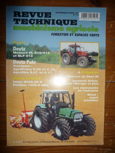 Download REVUE TECHNIQUE TRACTEUR AGRICOLE ET MACHINISME DEUTZ-FAHR Agro prima 6.06, 6.16 - Agro Xtra 6.07, 6.17 Moteurs Deutz FL912 FL913 et BFL913 RTMA0114 - Septembre/Octobre 1997 Download REVUE TECHNIQUE TRACTEUR AGRICOLE ET MACHINISME DEUTZ-FAHR Agro prima 6.06, 6.16 - Agro Xtra 6.07, 6.17 Moteurs Deutz FL912 FL913 et BFL913 RTMA0114 - Septembre/Octobre 1997