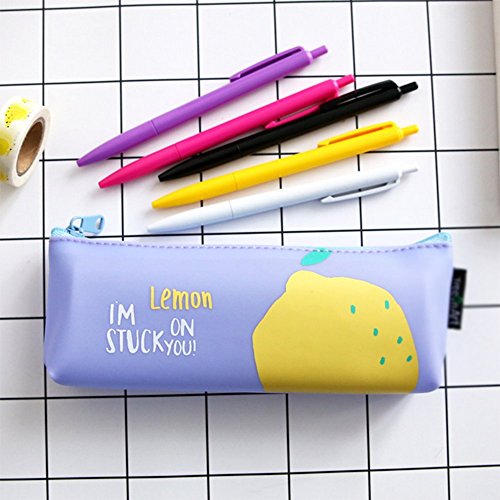 JUNGEN Estuche de L piz de moda patr n de fruta impreso bolsa de la pluma de silicona Caja de L piz bolsas de papeler a Bolsa de Cosm tico para ni as Duraznos reviews JUNGEN Estuche de L piz de moda patr n de fruta impreso bolsa de la pluma de silicona Caja de L piz bolsas de papeler a Bolsa de Cosm tico para ni as Duraznos