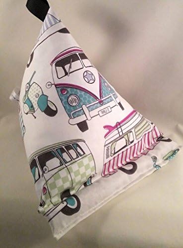VW Camper Van turquoise - Novelty Gift - Tablet kindle ipad ebook bean bag stand cushion. These cute little handmade bean bag cushions are designed to hold Mobile phones, ipads, ebook readers etc.