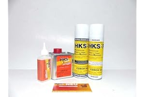 ‎HKS-CZECH HKS-CZECH extrem New Generation – Kettenschmiermittel | Hochleistungs-Kettenspray für Motorrad | Schutz vor Verschleiß & Langzeitschmierung | Reiniger (BUNDLE-002)
