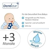 Dentistar® Beißring kühlend im Set – Stern – Zahnungshilfe für Babys ab 3 Monate – Kühlbeißring Baby wassergefüllt – Made in Germany - 3