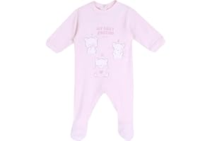 Chicco, Tutina Neonato/Neonata, con Comoda Apertura a Patello, in Caldo e Morbido Tessuto, Lavabile in Lavatrice, Abbigliamento Neonato/Neonata 0-24 Mesi, Idea Regalo Nascita, Designed in Italy