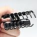 Gleader 12pcs Women Girls Hair Claw Clip Jaw Clamp Black Hairpin Summer Tiara