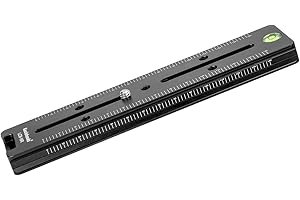 Koolehaoda Piastra a Sgancio Rapido Multiuso da 180mm Quick Release Platte Compatibile con Arca-Swiss per Treppiede per Fotocamera, Testa a Sfera, Morsetto Arca