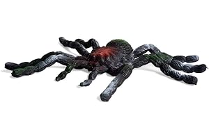 Realistisk spindel - Prank Toy Scary Simulation Animal Model -Big Soft Elastic (Stretch up to 3 Feet) - Stress Reliever ...