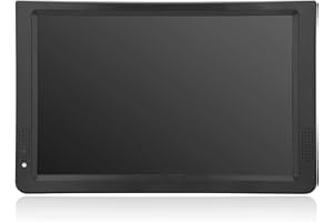 Dpofirs 11,6-Zoll-Digital-Analog-Fernseher, tragbarer 1280x800 -T-T2-Fernseher Eingebauter Unterstützung TF-Karte USB und Audio für zu Hause, Auto, Flugzeug(Mich)