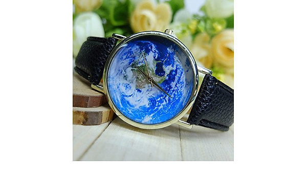 Planisfero Unisex style watch/anno marce Weltkarte/vecchie-mappamondo Orologio  da donna // premium-in ecopelle-Orologio da polso da donna : Amazon.it:  Orologi