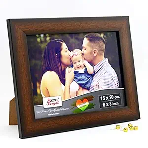 Ajanta Royal Classic 6 x 8 Solo Photo Frame Insert (Brown) : A-50