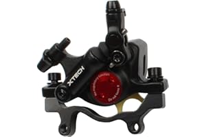 Lixada Freno a Disco Idraulico per Bici Pinze Anteriori/Posteriori Pieghevole Adatto a Rotore Bici da 160mm per Bicicletta da MTB Accessorio Bici