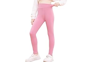 BALAYSIER Leggings Sportivi per Bambina e Ragazza Leggins Lunghi a Vita Alta per Lo Yoga e la Ginnastica