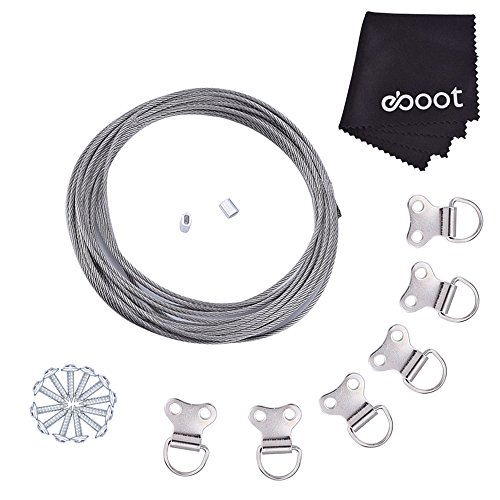 eBoot Bild Hanging Bilder Aufhänge Bilderhänge Kit 21 Stück Hände Bis zu 45 Pfund