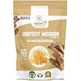Real Cordyceps Mushroom Capsules - Performance Supplement with Cordyceps Mushroom Extract for Energy & Immune Support Vegan Supplement, Non-GMO, 60 Caps
