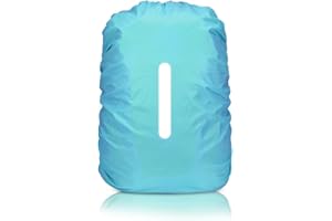 Capaneus Protezione Antipioggia per Zaini con Strisce Riflettenti, Copri Zaino per Pioggia per Bicycling, Escursionismo