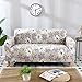 Produktbild chenyu Sofa Cover 1/2/3/4-Sitzer-rutschfeste Bezug waschbar Polyester-Stretch Elastischer Stoff weich Sofa Schonbezug rutschsicherer Sofa Couch-langlebig Staub Proof Couch Cover Displayschutzfolie, hellgrau, 2-Sitzer