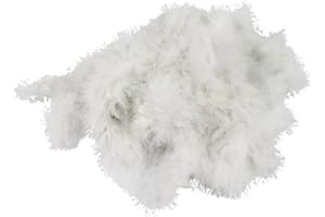 Creativ Federboa, B: 20-30 mm, weiß, 10m