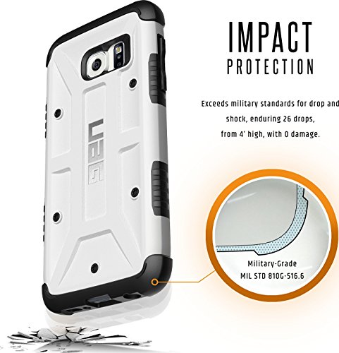 URBAN ARMOR GEAR Composite - Funda para m  vil Samsung Galaxy S7  Color Blanco
