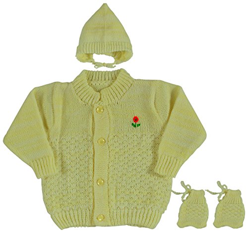 Montu Bunty Wear Baby Woolen Knitted Baby Set (0-3 Months, Upto 7kg Baby)