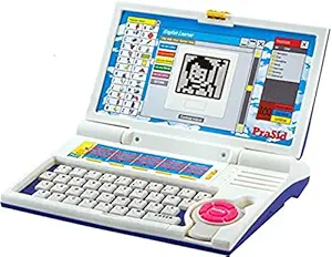 Bonkerz Educational English Learner Laptop With 20 Activities For Kids - Multi Color
