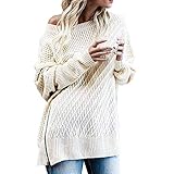 iHENGH Vorweihnachtliche Karnevalsaktion Damen Winter Dicker Warm Bequem Mantel Stilvoll beiläufige Feste Lange Hülsen Pullover lose Strickjacken Frauen Pullover übersteigt Strickwaren